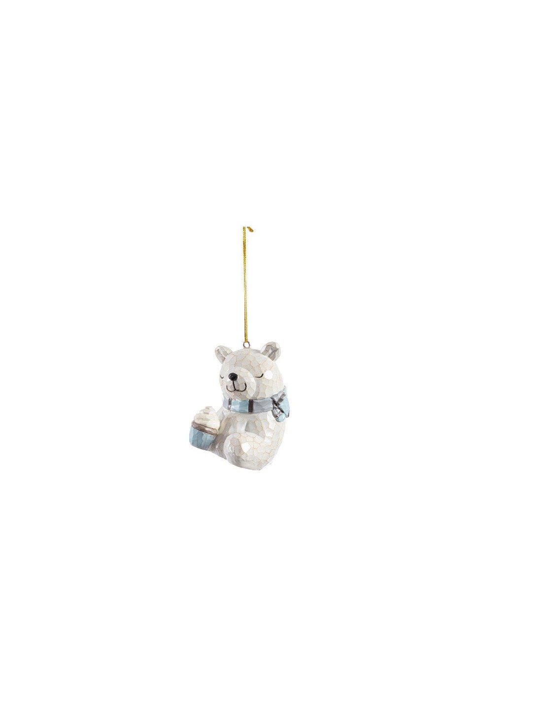 PENDENTE 0973149 ORSO YAMILET 10CM AZZURRO