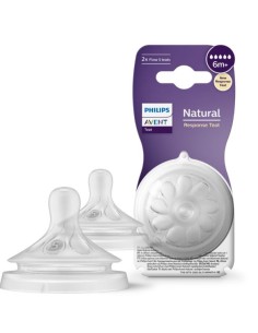 Avent Tettarella Natural Response Flusso 5 (6m+) - 2 Pezzi | shopincasa.it