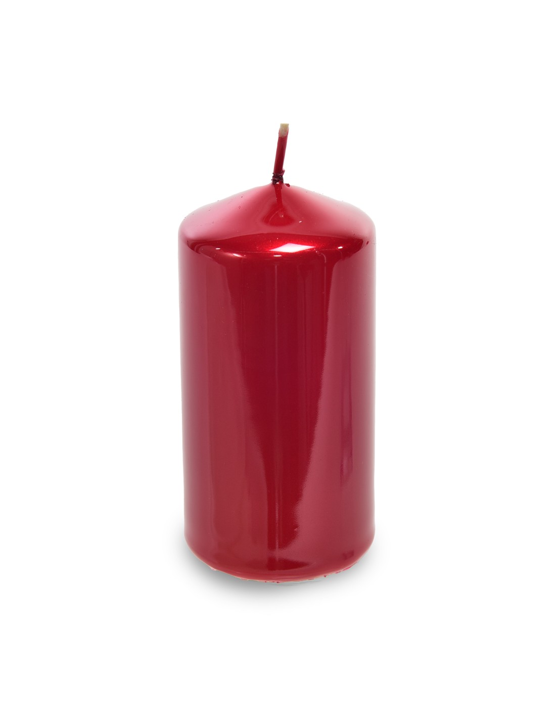 CANDELA 51502 PILLAR GLASS ROSSA 10X5CM