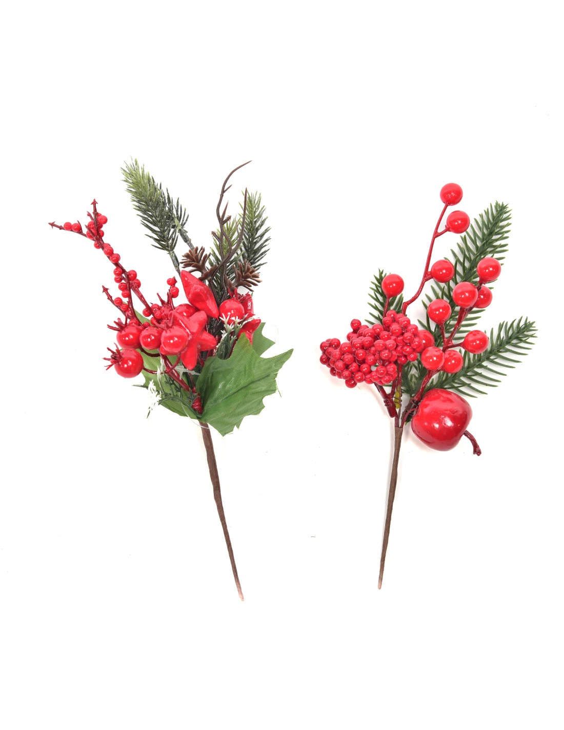 PICK: vendita online Pick Bacche Rosse 26,5 cm di Natale - La Magia di Natale a casa tua in offerta