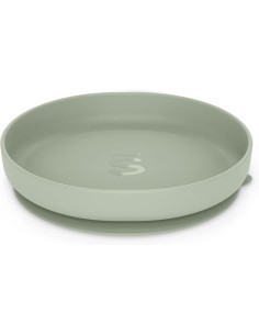 Set Stoviglie in Silicone Suavinex con Ventosa Resistente - Verde Essence | shopincasa.it