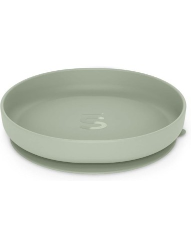 Set Stoviglie in Silicone Suavinex con Ventosa Resistente - Verde Essence | shopincasa.it