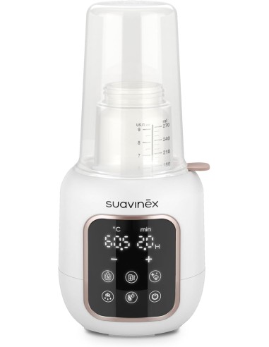 Suavinex Scaldabiberon e Sterilizzatore 2 in 1 - Scalda e Sterilizza in Modo Sicuro
