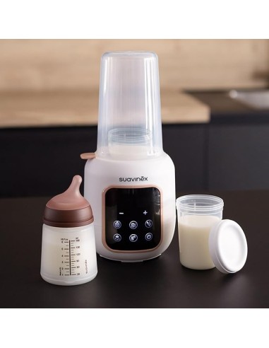 Suavinex Scaldabiberon e Sterilizzatore 2 in 1 - Scalda e Sterilizza in Modo Sicuro