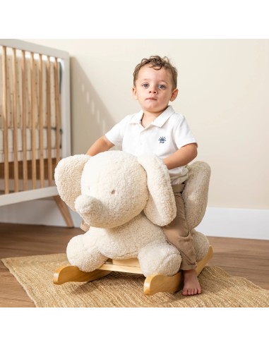 PRIMA INFANZIA: vendita online Elefante Giocattolo a Dondolo Teddy Ecru in offerta