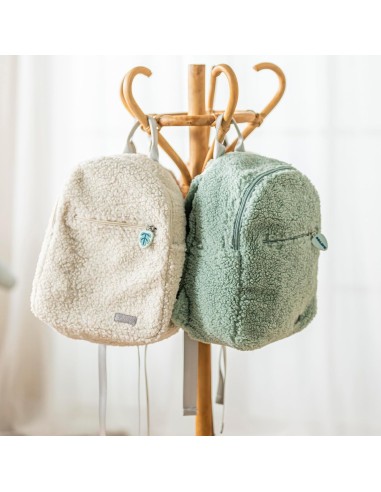 PRIMA INFANZIA: vendita online Zaino in Morbido Tessuto di Orsacchiotto - Lapidou verde in offerta