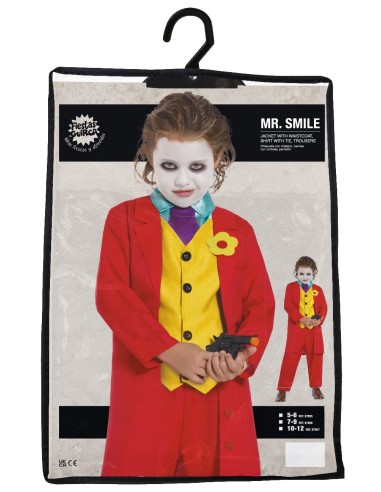 VESTITI: vendita online Mr Smile Costume Halloween, Taglia 5-6 anni, Costumi per Bambini in offerta