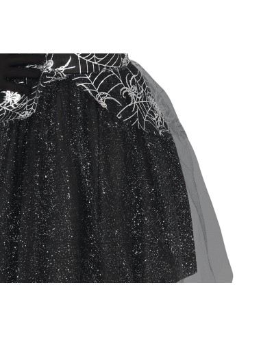 VESTITI: vendita online Costume Silver Witch, Sombrero e Abito, taglia 7-9 anni Tema Streghe, Halloween in offerta