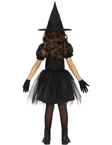 VESTITI: vendita online Costume Silver Witch, Sombrero e Abito, taglia 7-9 anni Tema Streghe, Halloween in offerta