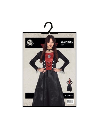 VESTITI: vendita online Costume Vampira, Abito, Taglia 14-16 Anni, Tema Halloween, Vampiri in offerta