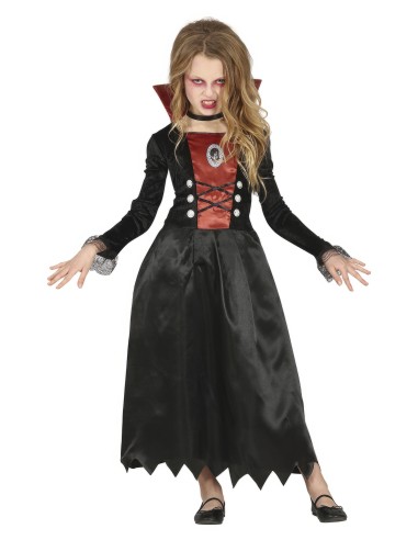 VESTITI: vendita online Costume Vampira, Abito, Taglia 5-6 Anni, Tema Halloween in offerta
