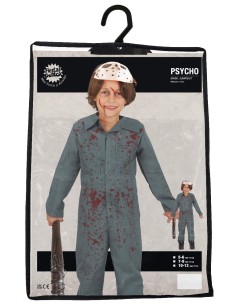 VESTITI: vendita online Costume Psycho, Maschera e Body, Taglia 10-12 Anni, Tema Halloween in offerta
