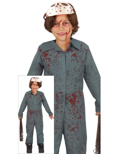 VESTITI: vendita online Costume Psycho, Maschera e Body, Taglia 7-9 Anni, Tema Halloween in offerta