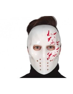 Maschera Bianca da Hockey con Sangue | Shop in Casa