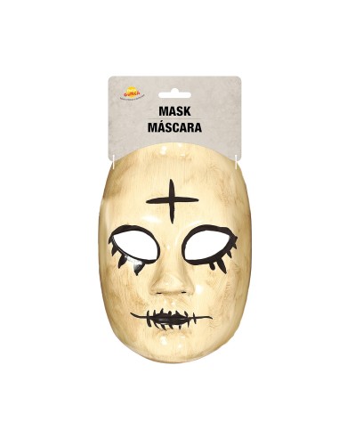 Maschera Donna PVC con Croce per Halloween | Shop in Casa