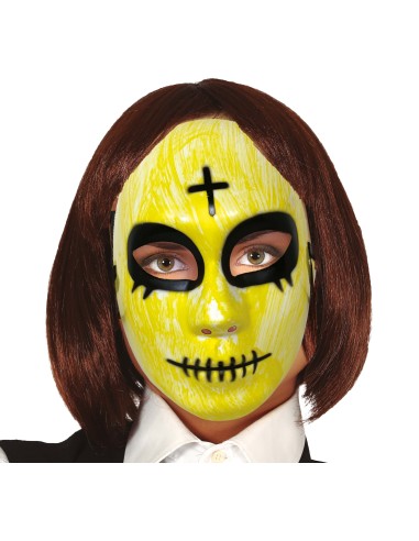 Maschera Donna PVC con Croce per Halloween | Shop in Casa