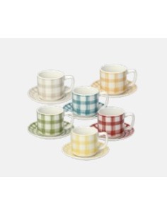 IVY CALEDONIA CONF 6 TAZZE CAFFE'CON PIATTINO