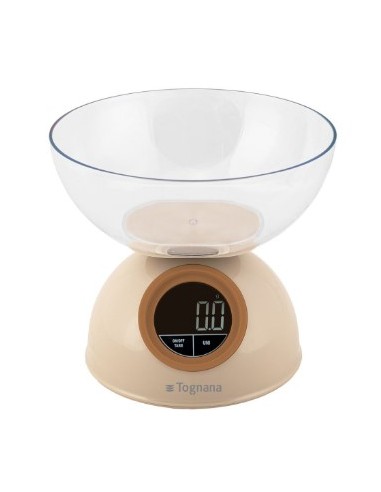 BILANCE DA CUCINA: vendita online Bilancia da Cucina Digitale Tognana Iridea Champagne 5 kg – Precisione al Grammo in offerta