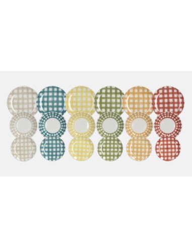Tognana Caledonia Servizio Piatti 18 Pezzi in Porcellana Multicolor | shopincasa.it
