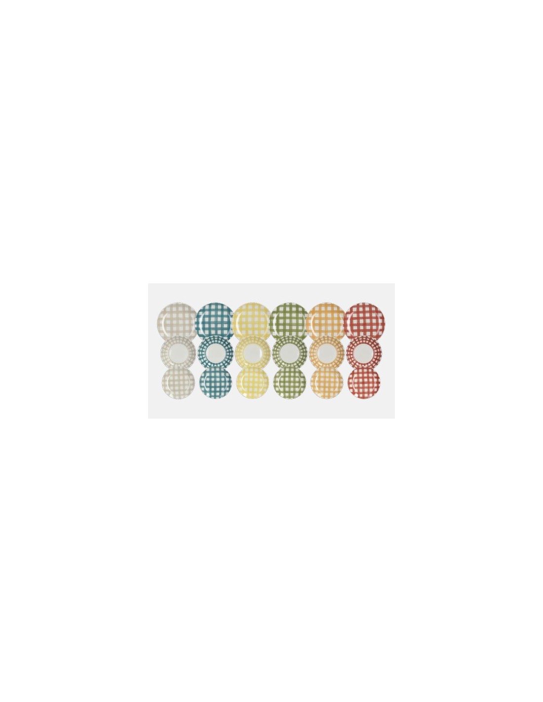 Tognana Caledonia Servizio Piatti 18 Pezzi in Porcellana Multicolor | shopincasa.it