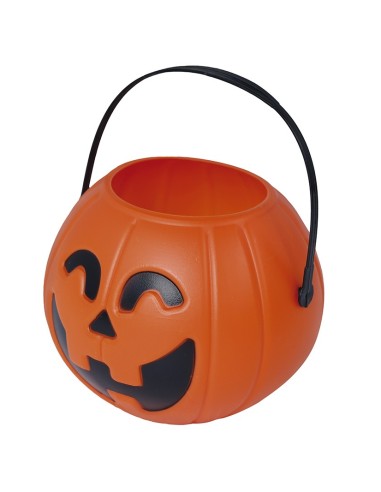 Cestino Zucca 11 cm Arancio per Halloween | Shop in Casa