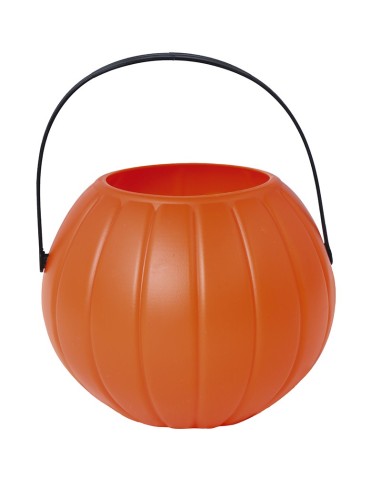 Cestino Zucca 11 cm Arancio per Halloween | Shop in Casa