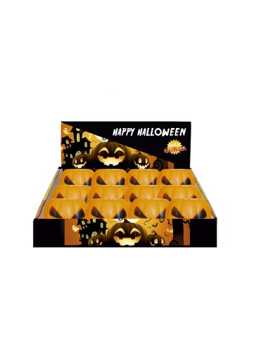 Zucca di Gomma con Fantasma 5 cm per Halloween | Shop in Casa
