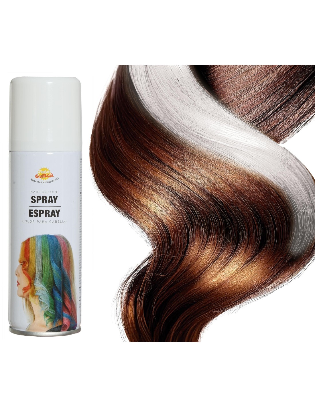 Spray per Capelli Bianco 125 ml per Halloween | Shop in Casa