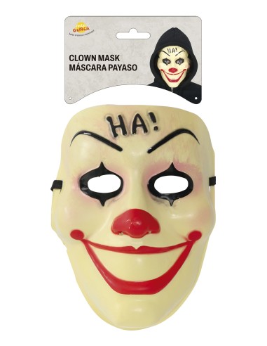 Maschera Pagliaccio "Ha!" in PVC | Shop in Casa