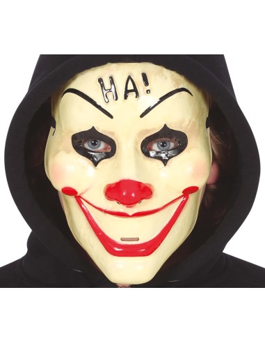 Maschera Pagliaccio "Ha!" in PVC | Shop in Casa