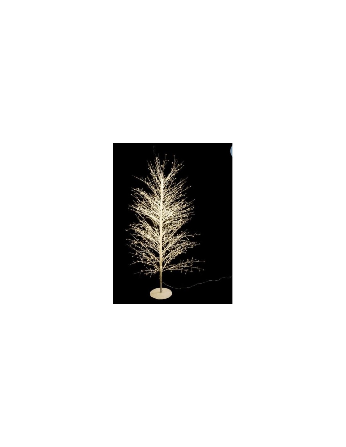 LUCI DI NATALE: vendita online Albero MicroLED Bianco H150cm con 1300 LED Bianco Caldo - La Magia di Natale a Casa Tua in off...