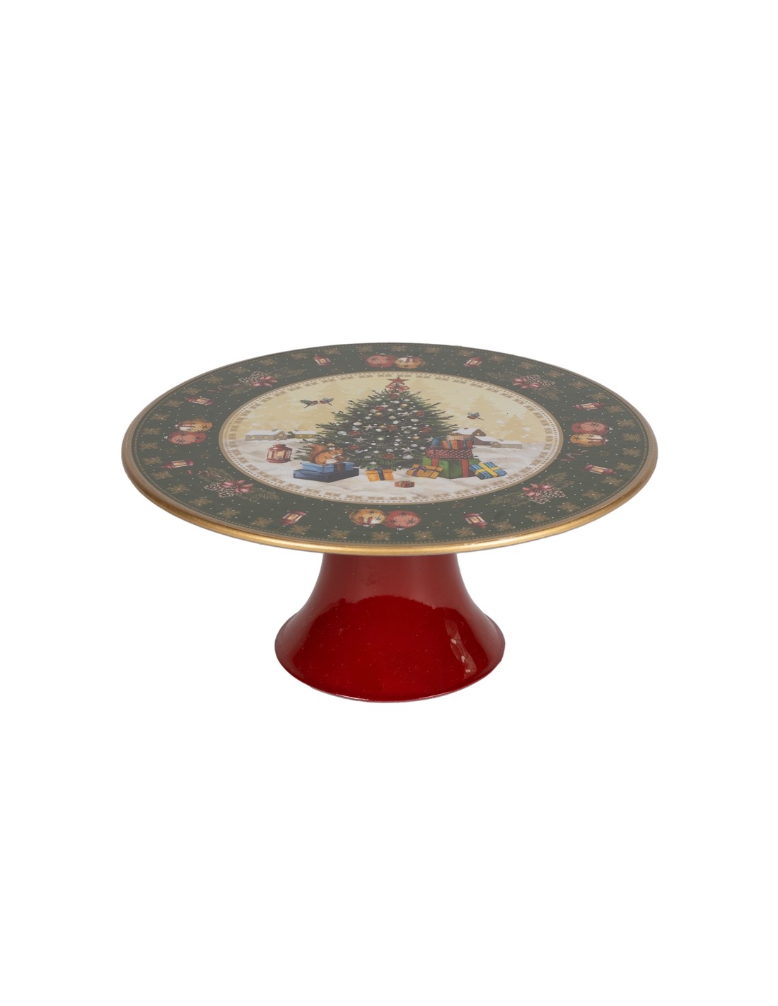 ALZATA 138421 ALBERO NATALE 33X14CM PVC