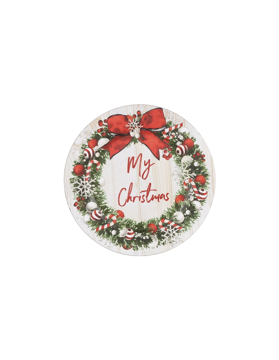 SOTTOPIATTO 138424 GHIRLANDA 33CM PVC