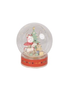 PALLA DI NEVE 139667 PAESAGGIO NATALIZIO 12X14CM