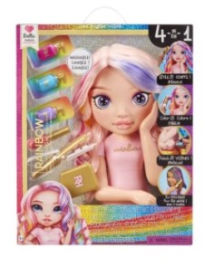 Testa da acconciare Rainbow High Bella con accessori per capelli e make-up | shopincasa.it