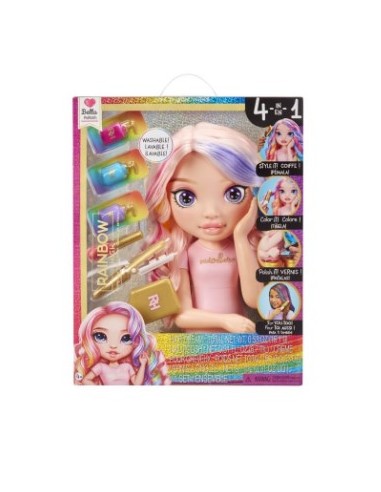 Testa da acconciare Rainbow High Bella con accessori per capelli e make-up | shopincasa.it