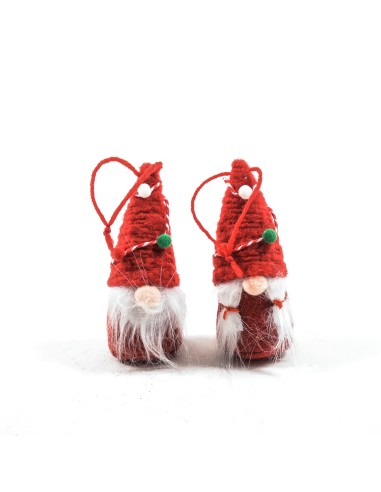 SFERE E PENDAGLI: vendita online Pendente di Natale Babbo Natale 10 cm assortito, La magia di natale per alberi, decorazioni ...