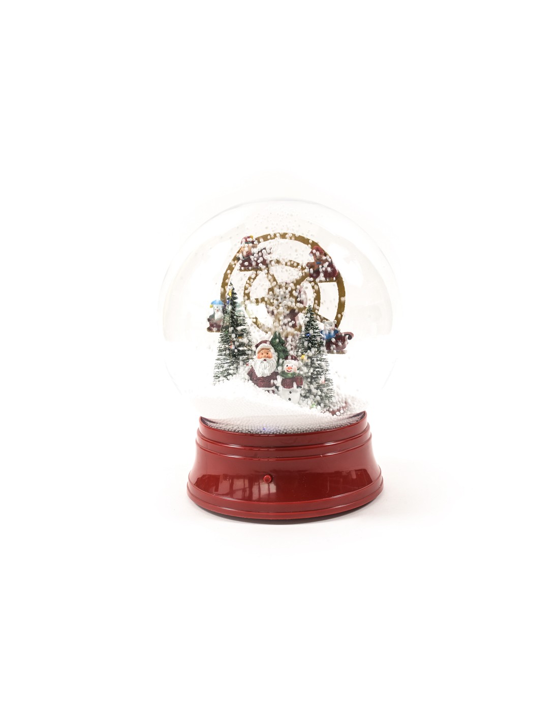 OGGETTISTICA NATALE: vendita online Palla di Neve Snowflakes 25x29cm con Giostrina, Movimento e Luci - La Magia di Natale a C...