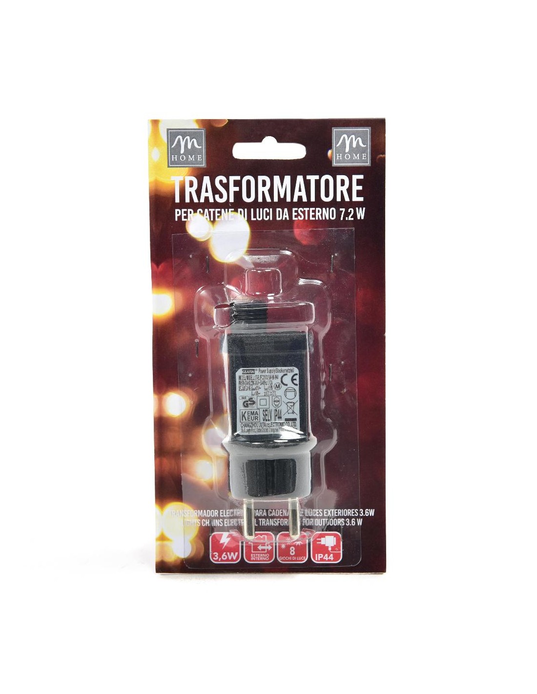 TRASFORMATORE 64304 DA ESTERNO 7,2W CON 8 GIOCHI E MEMORIA