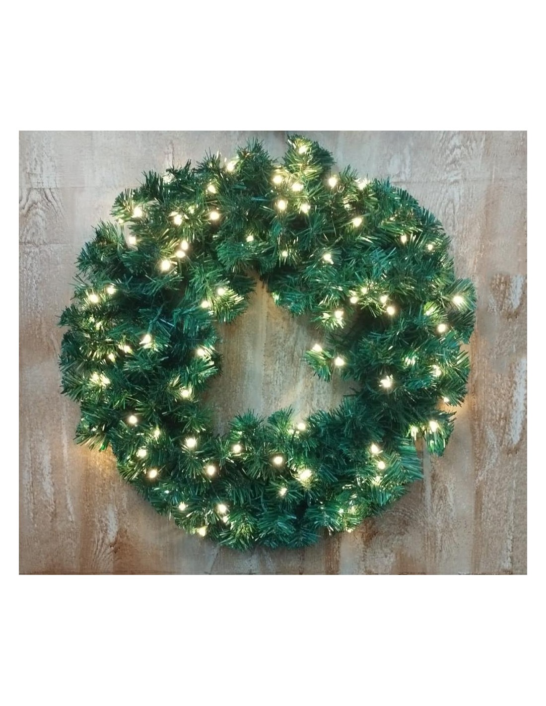 BOE E GHIRLANDE: vendita online Ghirlanda Verde D100cm con 200 Luci LED - La Magia di Natale a casa tua in offerta