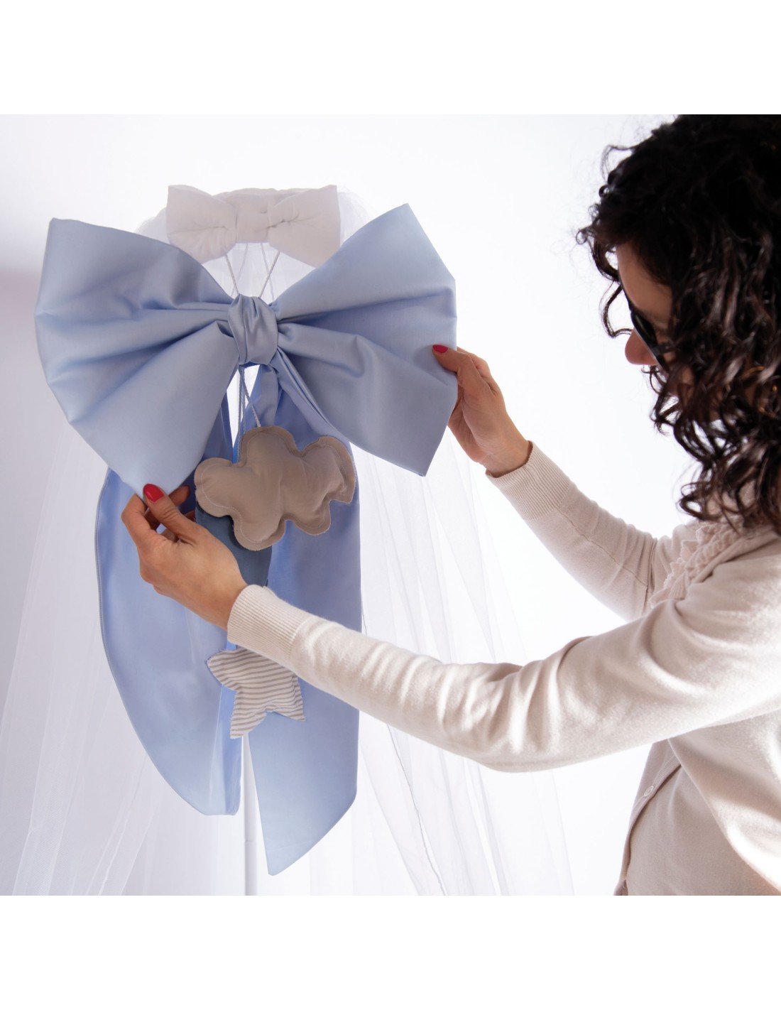 Fiocco Nascita Baby Singolo Azzurro - Shop in Casa