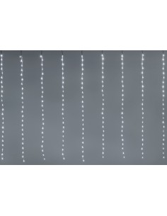 LUCI DI NATALE: vendita online Tenda Luminosa di Natale 360 LED Bianco Freddo - La Magia di Natale scintillante per la tua ca...