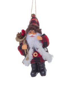 PENDENTE 128437K BABBO NATALE 8X6X13CM