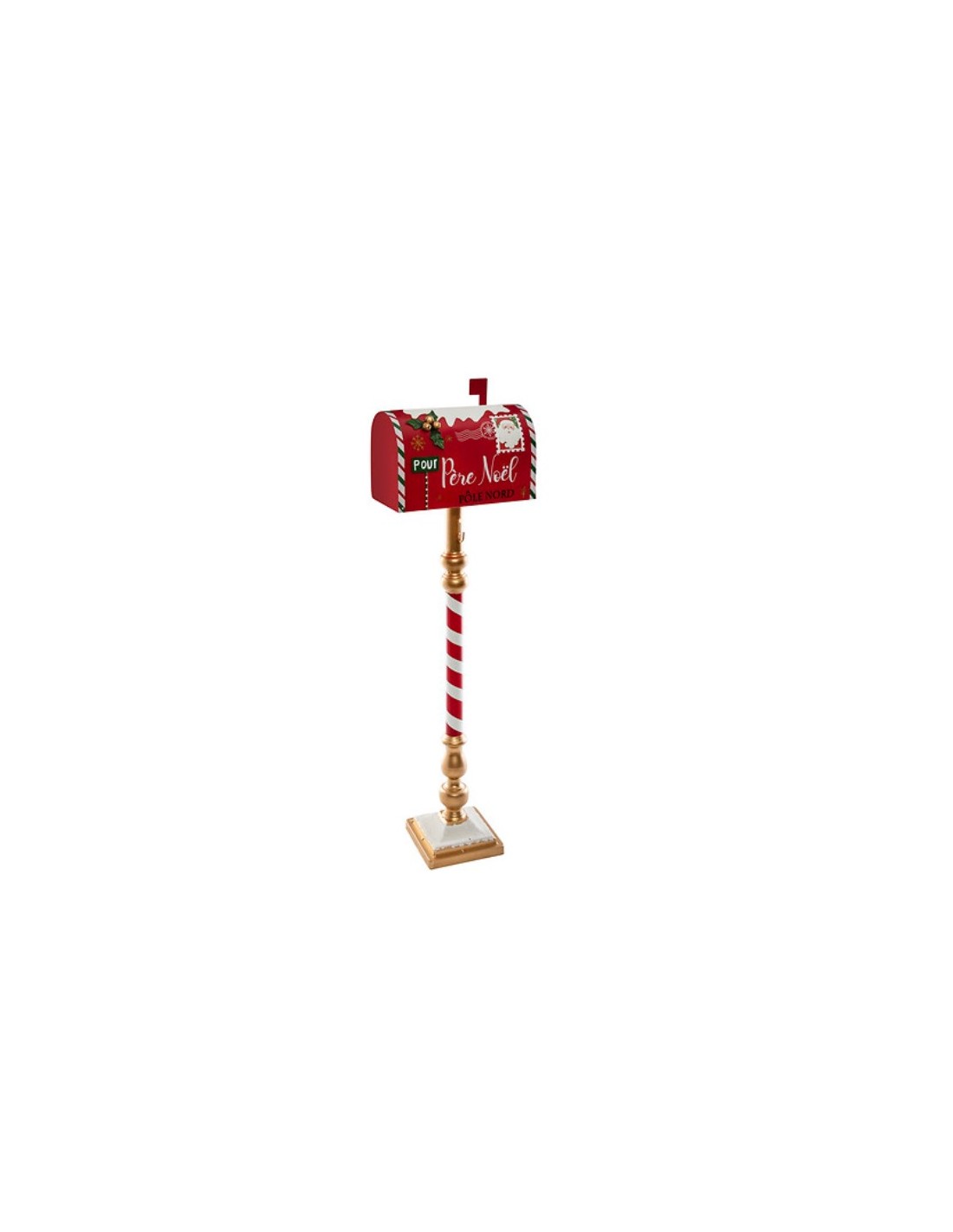 CASSETTA LETTERE 169836 METALLO 33X18X100CM ROSSO