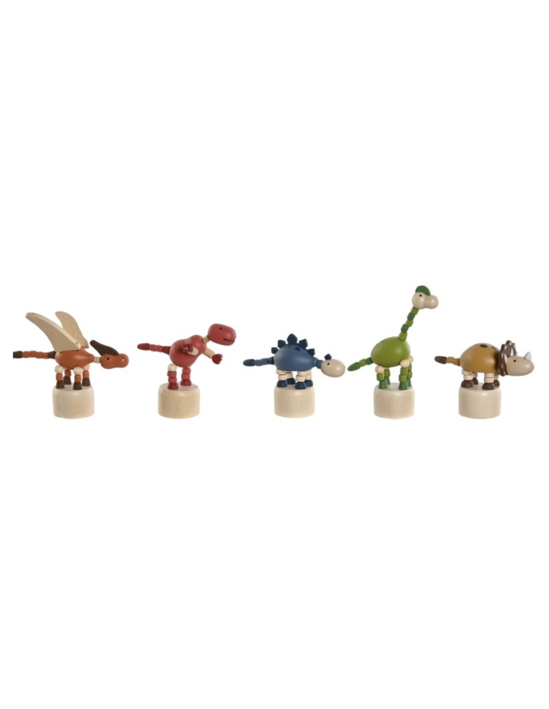 GIOCHI IN LEGNO: vendita online DINOSAURI IN LEGNO 8X14X11CM, GIOCATTOLO ASSORTITO PER BAMBINI in offerta