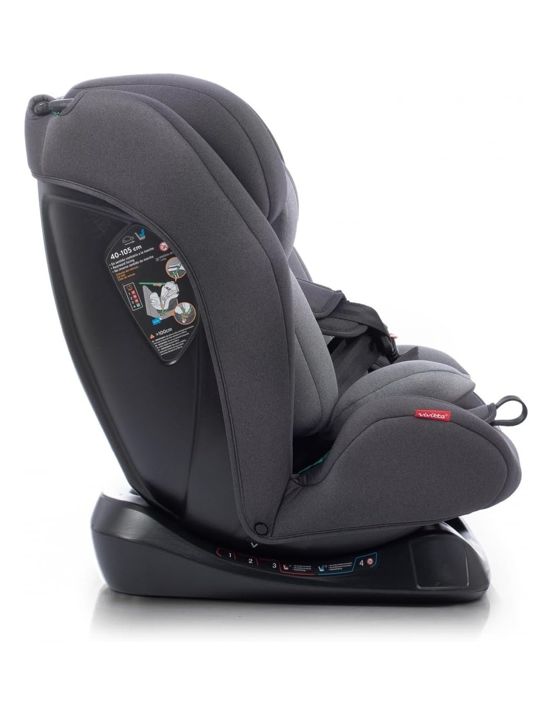 PRIMA INFANZIA: vendita online Seggiolino Auto Eder iBelt I-Size Grigio 40/150 cm - Sicurezza per il tuo bambino in offerta