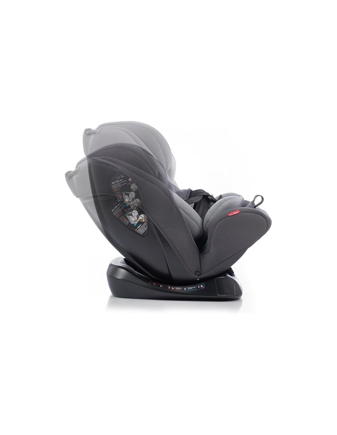 PRIMA INFANZIA: vendita online Seggiolino Auto Eder iBelt I-Size Grigio 40/150 cm - Sicurezza per il tuo bambino in offerta