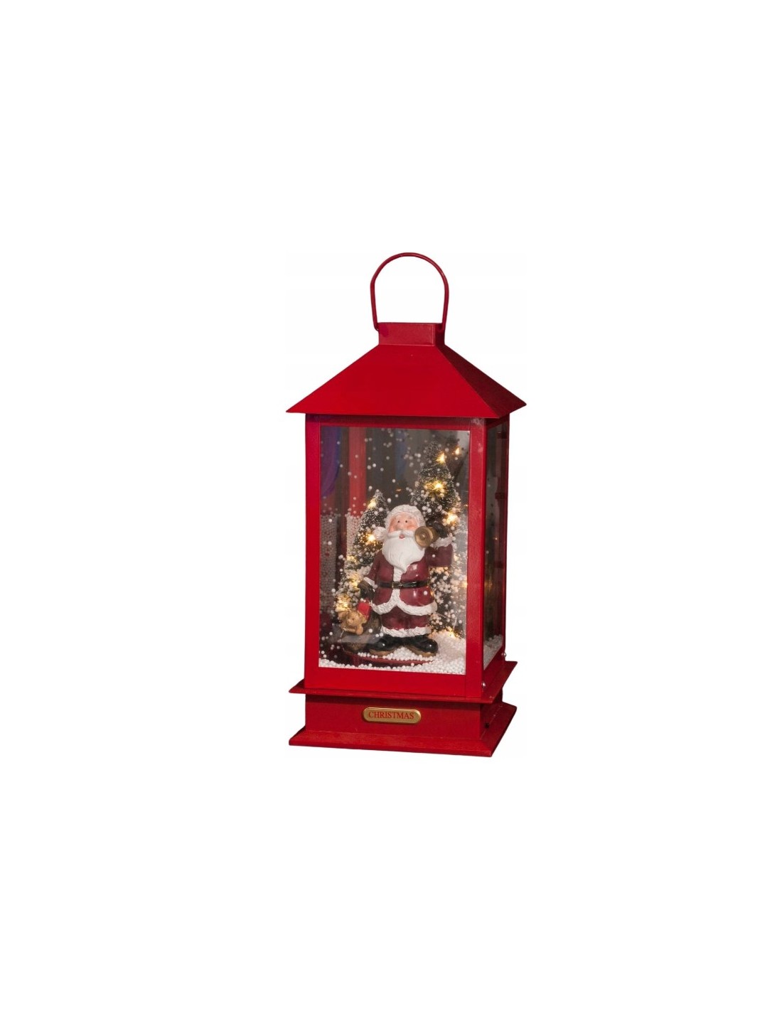 LANTERNA 147153 PLASTICA CON GIOSTRINA 19X19X38CM LUCI MUSICA E MOVIME