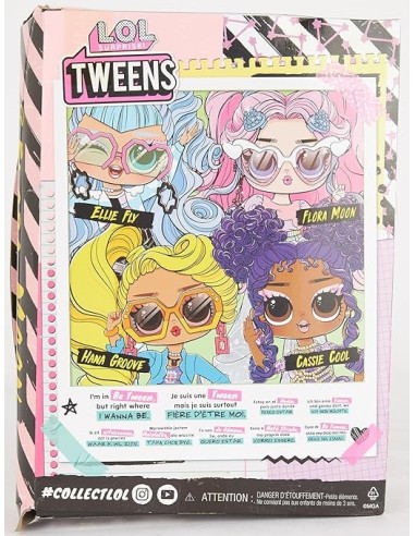 GIOCATTOLO PUBBLICIZZATO: vendita online L.O.L. Surprise! Tweens con Fashion Doll Flora Moon, Oltre 10 Sorprese e Accessori |...