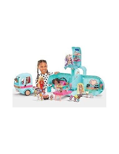 GIOCATTOLO PUBBLICIZZATO: vendita online L.O.L. Surprise! Camper Glam N' Go 4 in 1, Set da Gioco con Oltre 50 Sorprese | Età ...